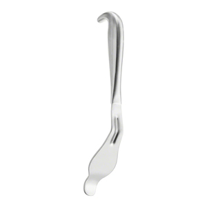 Lame à os courbée, instrument chirurgical, 240 mm, pointe arrondie, largeur de mâchoire 44 mm, acier inoxydable, outil de chirurgie orthopédique - Product Image 4
