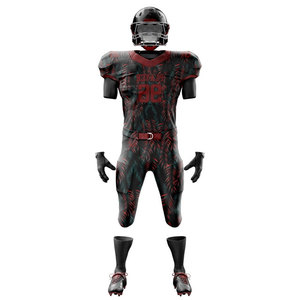 Ensemble de maillots uniformes personnalisés pour équipe, vêtements de sport entièrement sublimés, respirants, pour le football américain - Product Image 5