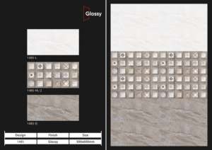 Azulejos de Porcelana Brillante Premium de 30x60 cm (300x600 mm), Material de Superficie Contemporáneo para Diseño de Interiores y Construcción de Alta Gama - Product Image 2