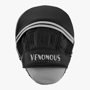 Venomous Focus Pad Mitts Leather Boxing Protective Gear Hook & Loop Closure Lightweight Professional Adult Unisex - Product Image 2