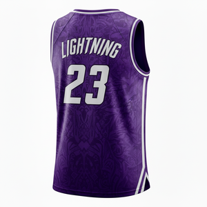 Camisetas de Baloncesto Rojas Sublimadas al por Mayor, Transpirables, Cuello en V, Secado Rápido, Jersey de Baloncesto Personalizado Premium Unisex - Product Image 5