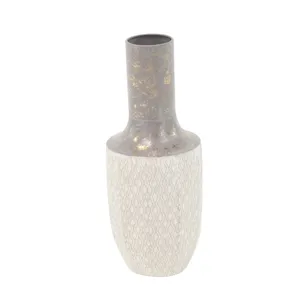 Vase à fleurs décoratif en fer de style industriel loft, collection de style urbain, écologique et haut de gamme, ZAHID - Product Image 1