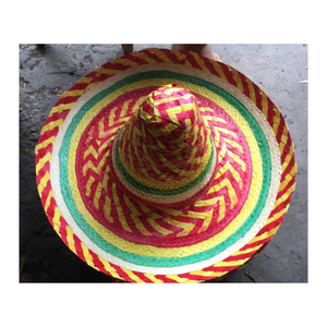 High Quality Mexican <b>Straw</b> Sombrero Wholesale Supplier Traditional Handmade Sun <b>Hat</b> for Beach Vacation Festival and Party Use - Product Image 1