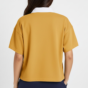 เสื้อโปโลผู้หญิงสั่งทำพิเศษ ผ้าฝ้าย 100% สำหรับเสื้อเชิ้ต พร้อมลายปักและลายพิมพ์ - เป็นมิตรกับสิ่งแวดล้อม สไตล์ลำลองสำหรับฤดูร้อน - Product Image 2
