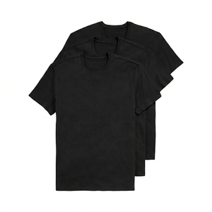 T-shirt décontracté pour homme en jersey de coton doux, imprimé au laser, respirant, léger, à manches courtes, pour l'été, usage quotidien, vente en gros - Product Image 3
