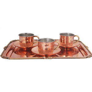 Pure Copper Vintage Coffee <b>Set</b> With Polish Finished For Restaurant Home And Hotel Kitchenware Metal <b>Tea</b> <b>Set</b> - Product Image 1