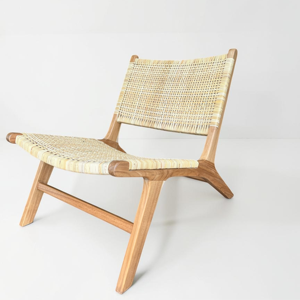 Chaises de jardin en teck, chaise longue en rotin naturel tressé à la main, fauteuils d'appoint paresseux, fabricant de mobilier de patio couvert - Product Image 4