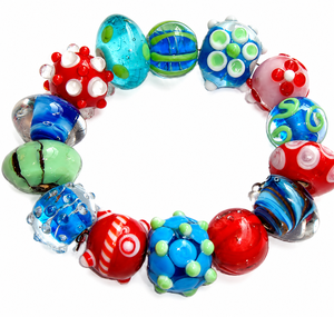 Multi Color Crystal Lamp Work Glass Beads 2mm Hole Irregular Shape for <b>Bracelets</b> Necklaces Jewelry Making Accessories Decoration - Product Image 1