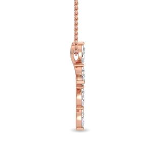 Pendentif en diamant de laboratoire Marquise 0,37 CTW serti en or blanc 9 carats, collier délicat en joaillerie fine pour femme, choix premium - Product Image 6