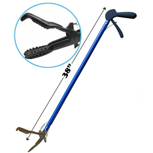 Heavy-Duty Snake Tongs Collapsible Snake Catcher Stick with Wide Jaw Reptile Handling <b>Tool</b> Pest Control Snake Tong Hook <b>Grabber</b> - Product Image 3