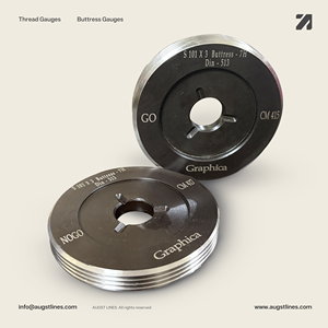 Buttress <b>Thread</b> Plug <b>Gauge</b> Buttress <b>Thread</b> Ring <b>Gauge</b> GO/NOGO Diameter Range: 10 mm to 300+ mm TPI: 20 TPI to 2 TPI - Product Image 4