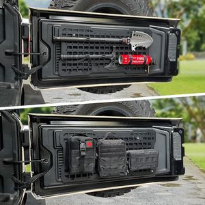 Pannello Tattico per Portellone Posteriore Jeep Wrangler 2007-2022 JK JKU 2018, Portaoggetti e Kit Organizzatore con Staffe - Product Image 2