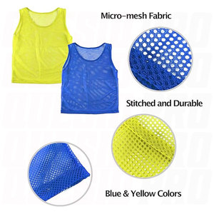 Chalecos de Entrenamiento Pinnies, Camisetas de Práctica para Equipos, Niños, Jóvenes, Adolescentes, Ligeros, Transpirables, para Fútbol, Baloncesto - Product Image 4