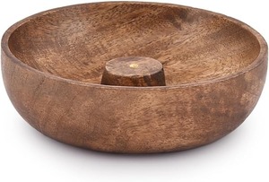 Quemador de Incienso Loban Daan Dhoop de Madera y Latón, Artesanía de faizacraft, Artesano Indio, para Decoración del Hogar, Portavelas - Product Image 4