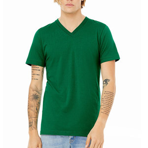 Camiseta Unisex de Manga Corta con Cuello en V, Estilo Jersey, Lisa y Elegante - Product Image 4