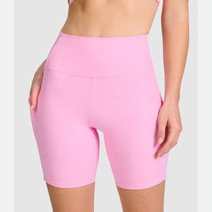 Shorts de yoga pour femmes, taille haute, pour la course à pied, la gym et l'entraînement - Product Image 1
