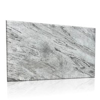 Revêtement mural flexible en pierre naturelle de marbre gris fumé de qualité supérieure pour cuisine, salle de bain, hôtel