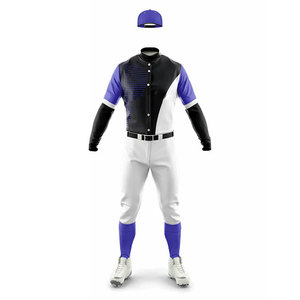 Custom Matching <b>Set</b> Top Quality <b>Baseball</b> Uniform Match Training Wear Suit Solid Color Sublimation Pattern Softball Uniform - Product Image 5