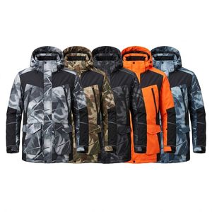 Premium Printed Hooded Heated Ski Snowboard Jacket <b>Waterproof</b> Windproof Insulated Breathable Zipper Eco-Friendly <b>Winter</b> <b>Coat</b> - Product Image 4