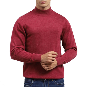 Camiseta de Cuello Alto para Hombre, Talla Grande, 100% Algodón, Felpa - Product Image 1