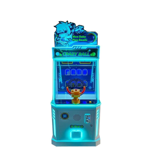 Machine de jeu d'aventure à billes à monnayeur avec écran HD et LED lumineuses, mini lanceur de balles électronique pour centres commerciaux et salles de jeux - Product Image 2