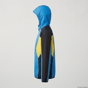 Chaqueta Cortavientos con Capucha Unisex Personalizada al por Mayor, con Ribete Reflectante de 3mm, Impermeable, Ligera, para Actividades al Aire Libre, con Cierre - Product Image 1