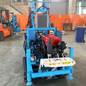 Machine de forage de puits d'eau mini diesel-électrique domestique de 200 m pour forage de puits profonds - Product Image 6