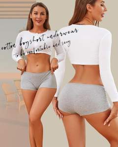 Culottes Boyshort pour Femmes Everyday Bliss, en Mélange de Coton Doux, Sensation Aérienne, Ajustement Flexible et Sûr, Couverture Totale, Confort Quotidien - Product Image 2