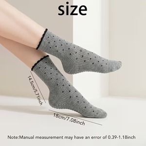 Private Label Reformer Pilates <b>Grip</b> <b>Socks</b> Custom Logo Non Slip Crew <b>Socks</b> with Custom Packaging for Studios Yoga Lagree Pilates - Product Image 2