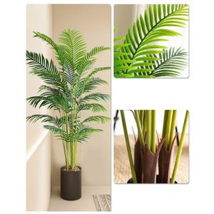 Luxurious 180cm <b>Artificial</b> Areca Palms Biomimetic Green Plant <b>Trees</b> for Courtyard Landscape & Decorative Purpose - Product Image 4
