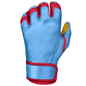 Gants de frappeur de baseball pour gaucher, modèle Lever First Base, manchette courte, en cuir Cabretta véritable, prise confortable, pour l'entraînement. - Product Image 3