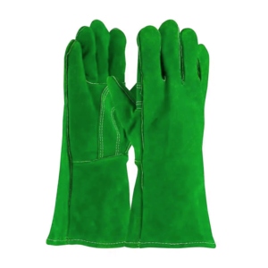 Guantes de Soldadura de Cuero Vacuno Reforzado, Certificados CE, Libres de Látex, 40 cm de Largo, Resistentes al Calor y a los Cortes - Product Image 4