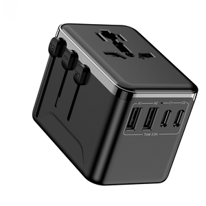 Universal Compact Travel Adapter Travel Adapter USB PD Ports Portable Charger Plug Travel Socket Converter for US/EU/AU - Product Image 4