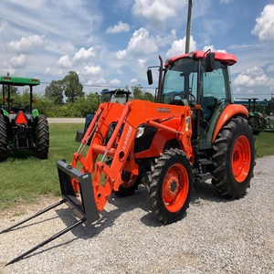 Tracteur Kubota M7040 40 CV d'occasion avec chargeur frontal, 4 roues motrices, neuf, à vendre, doté de composants essentiels : roulement, moteur, engrenage. - Product Image 1