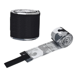 Vendas de Boxeo con Diseño de Rayas de Zebra Rosas, Vendajes para Muay Thai y MMA, Personalizables, Protección para las Muñecas - Product Image 2