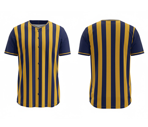 Fournisseur d'uniformes de baseball personnalisés, maillot sublimé léger à manches courtes, logo et numéros personnalisés |   Base en polyester respirant - Product Image 5