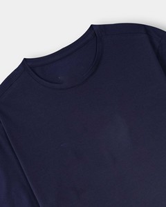 Premium 100% Cotton Customized Color Men's Custom <b>Logo</b> Short Sleeve Crew Neck Woven Eco-Friendly Regular Fit Unisex Casual Wear - Product Image 4