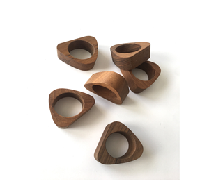 Servilletero de Madera Personalizado, Anillo para Servilletas Decorativo Natural para Cocina, Proveedor Mayorista - Product Image 2