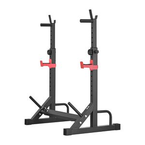 Rack per Squat e Power Cage per Home Gym, Regolabile in Altezza e Larghezza, Capacità 550 libbre, Attrezzatura per Allenamento con Panca per l'Allenamento della Forza - Product Image 1
