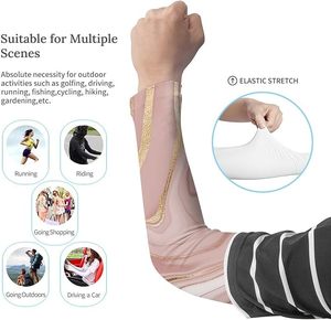 Custom Print Logo Anti-UV <b>Sunscreen</b> Quick Dry Sports Arm Sleeves Outdoor Compression Cycling Gaming Protection Adult Shooter - Product Image 3