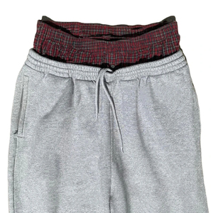 Pantalon de survêtement évasé pour homme, logo personnalisé, tissu doux, coupe ample confortable, tendance streetwear urbain - Product Image 6