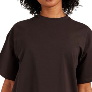 T-shirt en coton pour femme, coupe décontractée et ample, manches courtes, col rond, basique de qualité supérieure, fabricant OEM ODM, vente en gros - Product Image 2