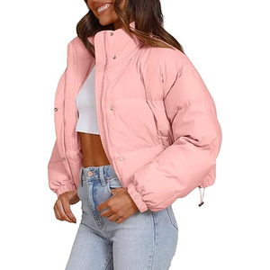 Winter Ladies Breathable Windproof Bubble <b>Puffer</b> <b>Jacket</b> OEM Factory Custom Winter Coat Comfortable <b>Puffer</b> <b>Jackets</b> Customized - Product Image 2