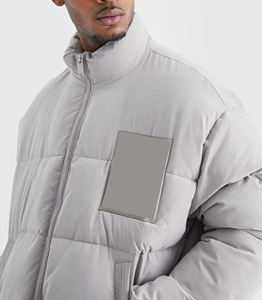 Chaqueta de Plumón Personalizada para Hombre, Diseño Nuevo, Brillante, de Lujo, para Invierno, Resistente al Viento y Cálida - Product Image 2