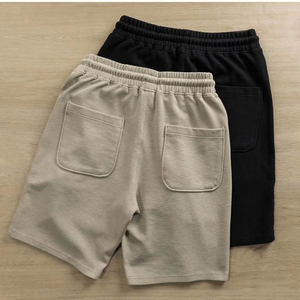 Wholesale French Terry Cotton <b>Bermuda</b> <b>Shorts</b> for <b>Men</b> Comfortable Casual Gym Mid Waist Drawstring Closure Quick Dry Custom - Product Image 5