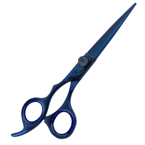 Blue Razor <b>Edge</b> Plasma Coated Barber Scissors 7.5 Inch Professional Hair Cutting Shears Stainless Steel Salon Hairdressing <b>Tool</b> - Product Image 2