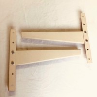 Support mural DIY en acier laminé à froid de haute qualité 1HP pour étagère, table pliante, climatiseur