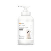 Shampooing et Gel de Bain de Luxe Tango Bichon Frise - Nettoyant Blanchissant Professionnel pour Animaux de Compagnie 500mL Anti-Taches Jaunes Anti-Acariens Blanc