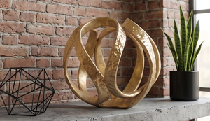 Elegante Escultura Metálica Abstracta, Ecológica, Hecha a Mano, Decorativa, Centro de Mesa, Arte Moderno para Hogar, Oficina, Sala de Estar - Product Image 4