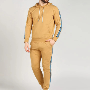 Chándal Deportivo Premium para Hombre con Capucha, 100% Algodón, Ropa Deportiva Informal Moderna para Correr, con Servicio OEM ODM - Product Image 3